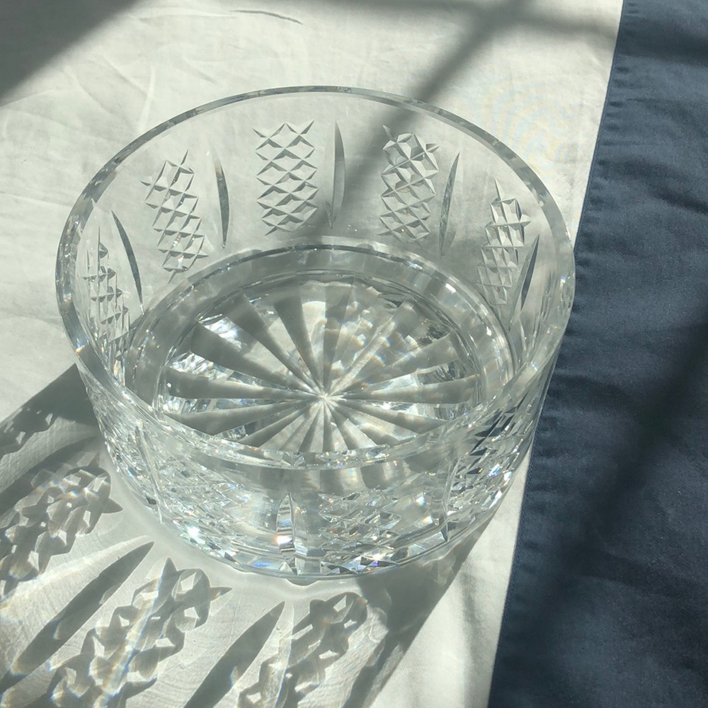 Rare Signed Waterford Fruit Bowl ☘️ Ireland Made